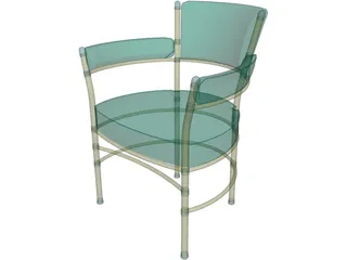 Chair Metal and Belt 3D Model