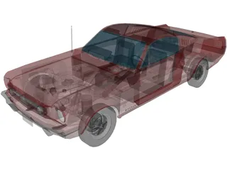 Ford Mustang (1965) 3D Model