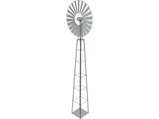 Farm Wind Mill 3D Model