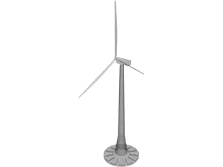 Offshore Windmill 3D Model