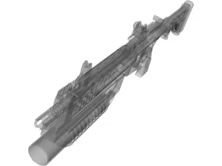 Lr3000 Assault Rifle  3D Model