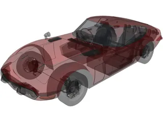 Toyota 2000GT 3D Model