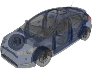 Ford Focus (2018) 3D Model
