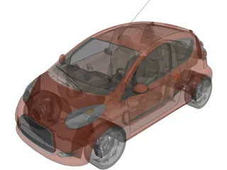 Citroen C1 (2010) 3D Model