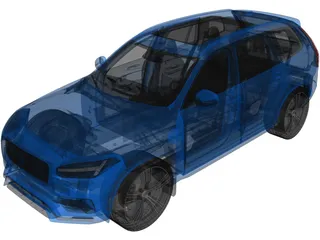 Volvo XC90 Design (2019) 3D Model