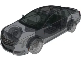 Cadillac XTS (2019) 3D Model