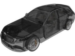 Mercedes-AMG C63S Estate (2020) 3D Model