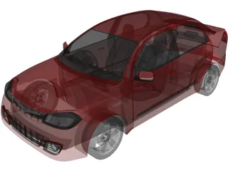 Proton Saga FLX (2003) 3D Model