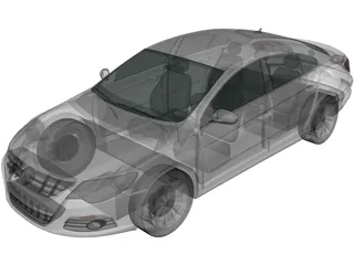 Volkswagen Passat CC (2009) 3D Model
