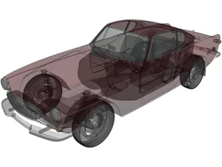 Volvo P1800 (1961) 3D Model