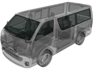 Toyota Hiace (2013) 3D Model