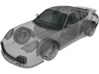 Porsche 991 [996] Turbo Coupe (2000) 3D Model