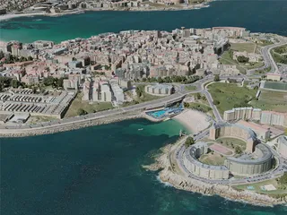 A Coruna City, Spain (2020) 3D Model