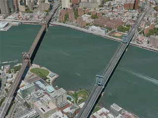 New York City, Lower Manhattan, USA (2020) 3D Model