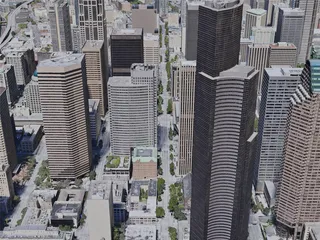 Seattle City, USA (2020) 3D Model