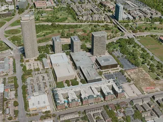 Houston City, USA (2020) 3D Model