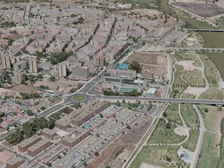 Badajoz City, Spain (2020) 3D Model