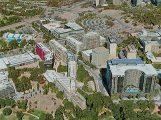 Canberra City, Australia (2020) 3D Model