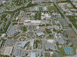 Greensboro City, USA (2020) 3D Model