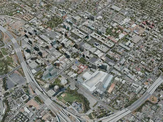 San Jose City, USA (2020) 3D Model