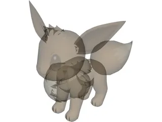 Pokemon Eevee 3D Model