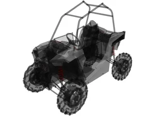 Polaris UTV Buggy 3D Model