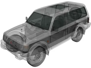 Mitsubishi Pajero (1991) 3D Model