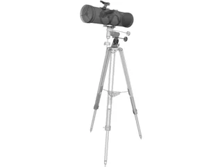 National Geographic 130/650 Telescope 3D Model