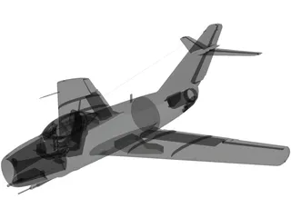 Mikoyan-Gurevich MiG-15 Fagot 3D Model