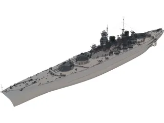 Sovetsky Soyuz Battleship 3D Model