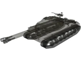 Object 703 Variant II 3D Model