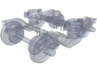 Alstom Bogie 3D Model