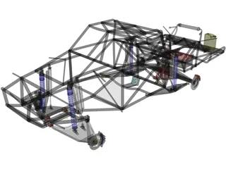 Prerunner Chassis 3D Model