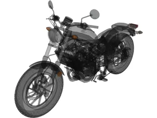 Honda Rebel 500 (2018) 3D Model