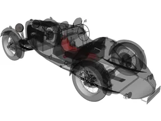 Aston Martin Ulster (1935) 3D Model