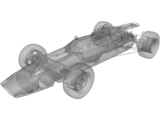 Mclaren M2B 3D Model