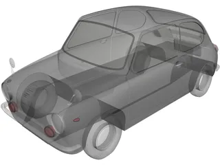 Subaru R2 3D Model