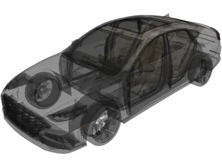 Hyundai Sonata Turbo (2020) 3D Model