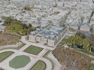 Paris City, France (2020) 3D Model