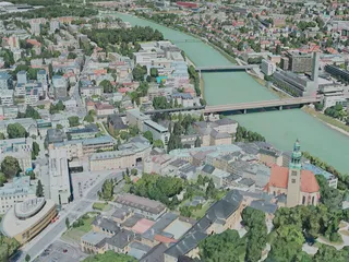 Salzburg City, Austria (2020) 3D Model