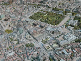 Brussels City, Belgium (2020) 3D Model