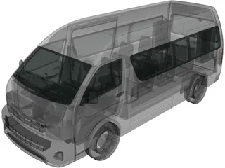 Toyota Hiace (2012) 3D Model