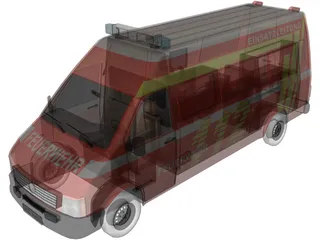 Feuerwehr ELW 3D Model