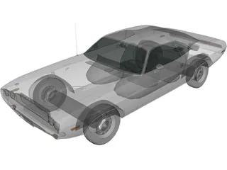 Dodge Challenger (1970) 3D Model