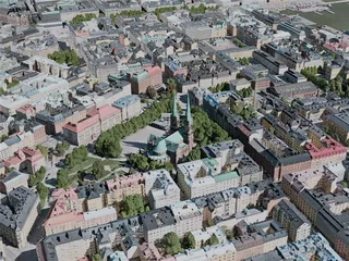 Helsinki City, Finland (2020) 3D Model