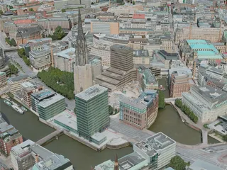 Hamburg City, Germany (2020) 3D Model