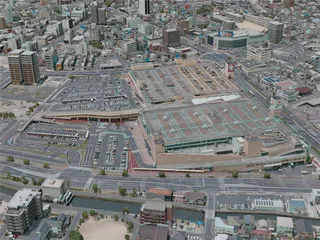 Fukuyama City, Japan (2020) 3D Model