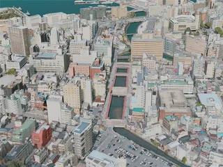 Nagasaki City, Japan (2020) 3D Model