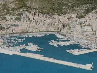 Monaco City, Monaco (2020) 3D Model