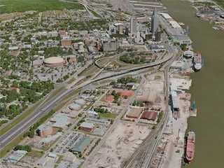 Mobile City, AL, USA (2020) 3D Model